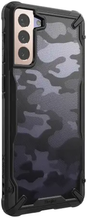 Ringke Fusion X Samsung Galaxy S21 Plus Case Camo Black