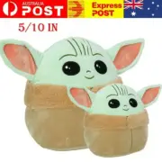 5"/10" Squishmallows Plush Stuffed Toy Baby Yoda The Child Pillow Gift
