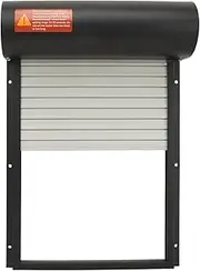 Automatic Chicken Coop Door Opener, HD LED Display Chicken Coop Door, Battery Powered Chicken Door with Automatic Timer Mode for Farm Chicken Duck Goose (Black)
