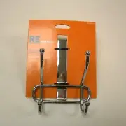 Liberty 085-03-0013 Over The Door 2 Hook Coat Hat Rail Chrome