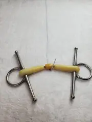 Happy Mouth Bit Full Cheek Semi-Jointed Snaffle Mullen 135mm 88010