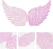 Gadpiparty 12PCS angel wing embellishments Mini Wings For Ornaments glitter wings patches for clothes wings applique craft wings small applique embroidery Wing Crafts Accessories girl cosplay