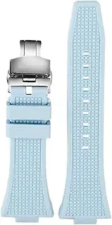 [EMAIGlPLO] Silicone Strap fit for Tissot PRX Series 40MM T137.407/T137.410 Men's Casual Fashion Replacement Rubber Strap