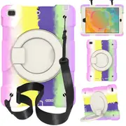 MCC Kids Shockproof iPad 9.7 2018 6th Gen Apple Case Cover Ring Colourful [Colourful+Purple]