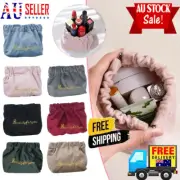 Dutch Velvet Elastic Hair Tie Organizer Elastic Storage Bag Lipstick Bag DS