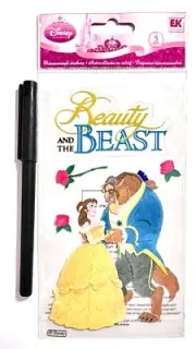 Beauty & the Beast Belle Disney Stickers Embellishment Scrapbooking Card