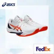 ASICS Volleyball Shoes SKY ELITE FF 3 1051A080-103 White/Nova Orange oki③