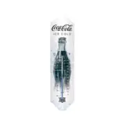 Nostalgic Art Coke Ice White Wall Hanging 28x6.5cm Thermometer Room Temperature