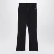 [Mother] The Insider Crop Step Fray Jeans 28 Black