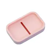 2Pcs Dual-purpose Soap Holder Portable Plastic Soap Dish Double Layer Water Drain Soap Box Case Storage Bathroom Accessories