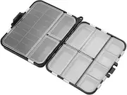BESPORTBLE Compartment Fishing Storage Box Durable Fishing Organizer Case with Removable Inserts for Easy Sorting and Transport for Hooks and Baits