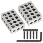 8 Piece 1-2-3 Gauge Hole Block Precision 23 Set with screw Wrench Case