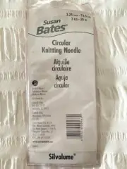 Susan Bates Silvalume - Circular Knitting Needles - 29" Size 3 US