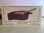 Red Chili Pepper Ceramic Salsa/Dip Serving Dish NEW