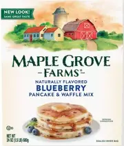 Maple Grove Farms Blueberry Pancake & Waffle Mix - 24 oz