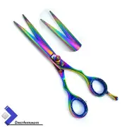 Multi Color Rainbow Professional Barber Hair Cutting Scissors Hair Dressing New