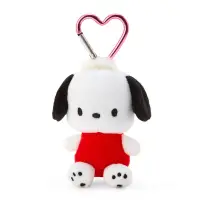 在飛比找樂天市場購物網優惠-真愛日本 怕洽狗 PC狗 經典造型 玩偶鑰匙扣 愛心扣 娃娃
