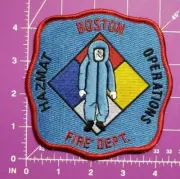Boston Massachusetts Fire department Haz Mat shoulder patch