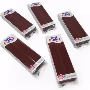 FIMO Soft 454g Polymer Modelling Clay - Oven Bake clay - Set of 5 Chocolate