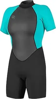 O'Neill Women's Reactor-2 2mm Back Zip Short Sleeve Spring Wetsuit