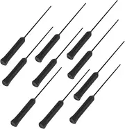 WEKAMOS 10pcs Vent Cleaner Rods Cleaning Tools for Hearing Amplifiers Removal Portable Comfortable Design for Ear Care and Maintenance