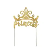 Disney Princess Once Upon A Time Glittered Cake Pick