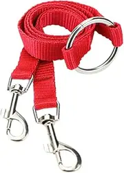 BESPORTBLE Two Dog Leash Two Lead Dog Leash Dog Leashes for Small Dogs Leash for 2 Dogs Leash Coupler for 2 Dogs Extending Leash Heavy Duty Dog Leash Pet Hauling Cable Dog Hauling Cable Red