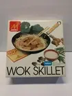 Wok Skillet TuffStone Metro! Can Be Used As A Frying Pan Wooden Handle Non Stick