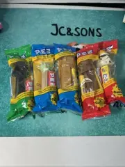 Sealed 5 Vintage Star Wars PEZ Dispensers Vader Yoda C-3PO Chewbacca Trooper