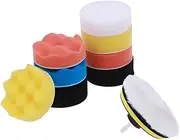 ERINGOGO 25Pcs Car Buffing and Polishing Pad Kit and Pads for Auto Waxing Polishing Sealing and Detailing Complete Car Polishing Buffing
