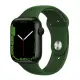 Apple Watch S7 GPS，45mm 綠色鋁金屬錶殼 搭三葉草色運動錶帶 _ 台灣公司貨 + 贈