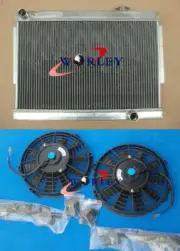 56mm Aluminum Radiator + Fan for Holden Torana LJ LC LH LX V8 chev engine