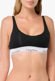 Calvin Klein Lightly Lined Bralette QF7586 Size Small