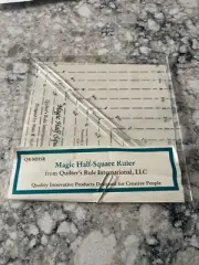 Quilters International Products Magic Half Ruler Template/ruler template