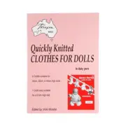 Quickly Knitted Clothes For Dolls Book Manual Vicki Moodie Pattern
