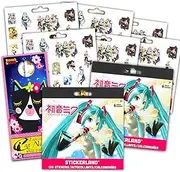 Hatsune Miku Sticker Pack Bundle ~ 240 Hatsune Miku Stickers with Yuri On Ice Decal | Hatsune Miku Party Favors and Party Supplies (Hatsune Miku Reward Stickers)