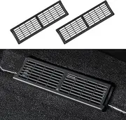 KUNIST for Tesla Model Y Under Seat Air Vent Cover, Backseat Air Conditioning Outlet Vent Deflector Grille Protector Snap-in Installation Intake Grid Model Y Accessories (2 pcs)