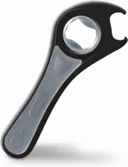 5 Way Opener - Twist-Off Caps, Bottle Caps, Pop-Tops, and Jar Lids - Essential K