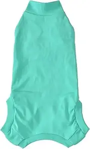 Cat Clothes Sleeveless Bodysuit Elastic Hairless Cat Pajamas Pet Clothes Cat Surgery Recovery Suit Wounds and Skin Diseases (Light Blue, XS)