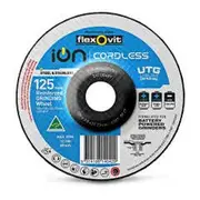 FLEXOVIT 125 x 3.0mm Steel & Stainless Grinding Disc - ION-CORDLESS