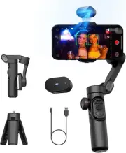 Gimbal Stabilizer for iPhone, 3-Axis Phone Gimbal with AI Monitoring Sensor