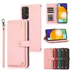 For Samsung A55 A35 A15 A54 A22 A32 A52S A72 A21S Case Leather Wallet Flip Cover