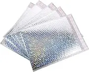 DECORNIJIA 5pcs Self Adhesive Packaging and Reliable Shipping for Clothing Stylish Foil Design for Business Mailing and Storage