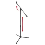 Gator Frameworks Lightweight Tripod Mic Stand with Single Section Boom; (GFW-...