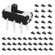 WMYCONGCONG 50 Pcs 6 Pin 2 Position DPDT Vertical Micro Slide Switch for for DIY