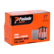 Paslode 50 x 1.6mm C50 Impulse Brad With Fuel - 3000 Pack, AUS Brand