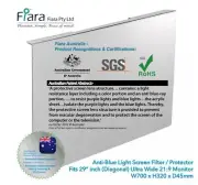 Fit 29 inch Ultra Wide Monitor | Fiara Anti Blue Light Screen Protector / Filter