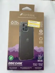 Nimble Apple iPhone 13 Pro Max/iPhone 12 Pro Max Disc Case - Clear