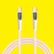 High Stability 60W Type C Male to Type C Male PD 3.0 Sync Cable Cord f CellPhone