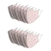 12x Splosh Kids Reusable Breathable Face Mask w/ Adjustable Strap 2y+ Daisy
